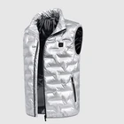 Heated Vest Photographer Keep Warm Jacket Windproof 5V USB Power bank heated vest