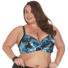 2020 Plus Size Twist Front Underwire Retro Style Sexy Women Bikini Tops Swimsuits