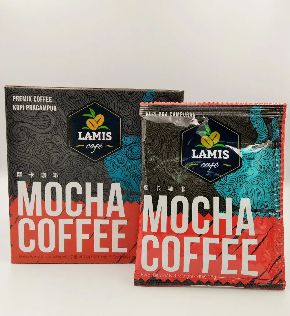 oem mocha coffee flavor sachet