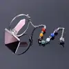 /product-detail/new-arrival-rose-quartz-healing-pendulum-with-pyramid-and-point-wholesale-pendulum-for-sale-dowsing-pendulum-from-crystals-india-62005484789.html