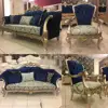 luxury hand wood carved royal curved antique living room sofa set
