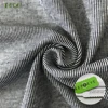 2019 new design eco-friendly 100% recycled cotton interlock stripe fabric