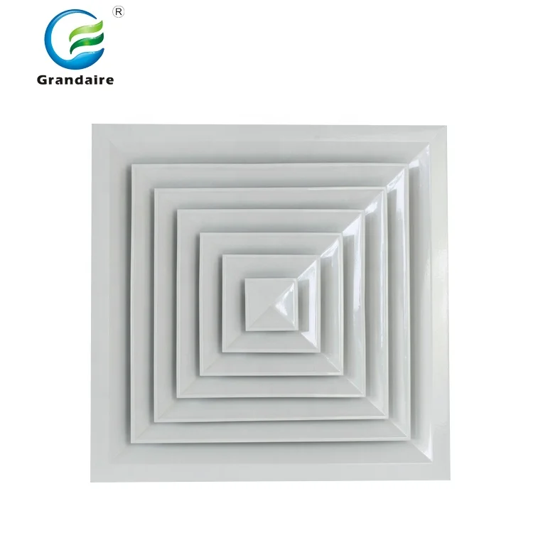 4 Ways Fresh Air Square Ceiling Diffuser Buy Air Diffuser 4 Way Supply Ceiling Air Diffuser Square Ceiling Disffuser Product On Alibaba Com