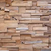 3D reclaimed wood wall panel