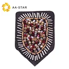 Wholesale beaded applique patch badge for boys