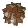 Large super 3d magic wooden cube brain teasers best star puzzle