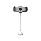 Aluminium suction cup desk stand clip mobile phone holder