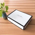 OEM Custom design corrugated mailer box white matte box matte black gift box