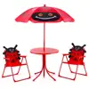 Hot Selling Outdoor Kids Patio Set Folding Beach Chair And Table With Umbrella