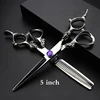 2019 Top Quality dragon handle hair scissors customize available barber shear black color hair cutting Scissors By Lazib Sports