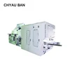 Chyau Ban Cutting Slitting Mini Soft Paper Facial Tissue Machine 2 Line