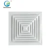 Supply Aluminium 4 way square ceiling air diffuser