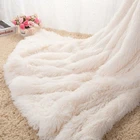 Cheap And High Quality super soft plaid plush printed king size blanket