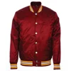 custom patches satin jackets plain sports club jacket wholesale high quality baseball bomber jackets