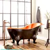 Luxury Vintage Unique Copper Bathtub Polished 16 Gauge hammered exterior, antique bathtub