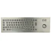 Industrial metal keyboard with trackball interface USB D-8603 stainless steel Gate ATM kiosk Numeric metal keyboard