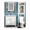 OPPEIN Guangzhou customized easy to clean 5 star hotel/home use furniture bathroom vanity cabinets