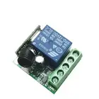 Taidacent DC12V 10A 1CH Relay Learning Code Long Distance 433 Mhz 315 Mhz Receiver Wireless RF Remote Control Switch