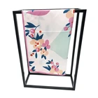 2019 new arrival luxury branded silk scarf square printed Satin hijab