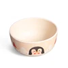 Wholesale Biodegradable Eco Friendly Round Bamboo Fiber Baby Noodle Rice Soup Bowl For Kids
