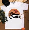 baby Cotton Summer Print Clothes Boy Cartoon T-Shirt Girl Summer T Shirt Children Short Sleeve Tee Tops For Kids