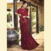 Party Wear New Designer Fancy Ruffle Sarees Collection For Women