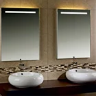 Custom Wall Mounted Vanity Makeup Wash Basin Medicine Shoe Corner Toilet Bathroom LED Mirror Cabinets