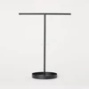 Metal Wire Jewelry Stand T Shaped With Metal Base & Black Powder Coating Finishing