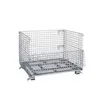 High Quality Zinc Plated Collapsible Warehouse Transportation Wire Mesh Container for Ball/Stone
