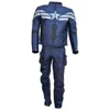 Captain America Winter Soldier Biker Leather Two Piece Suit With Safety Armou