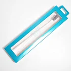 OEM manufacturer sliver and soft bristle toothbrush for adults