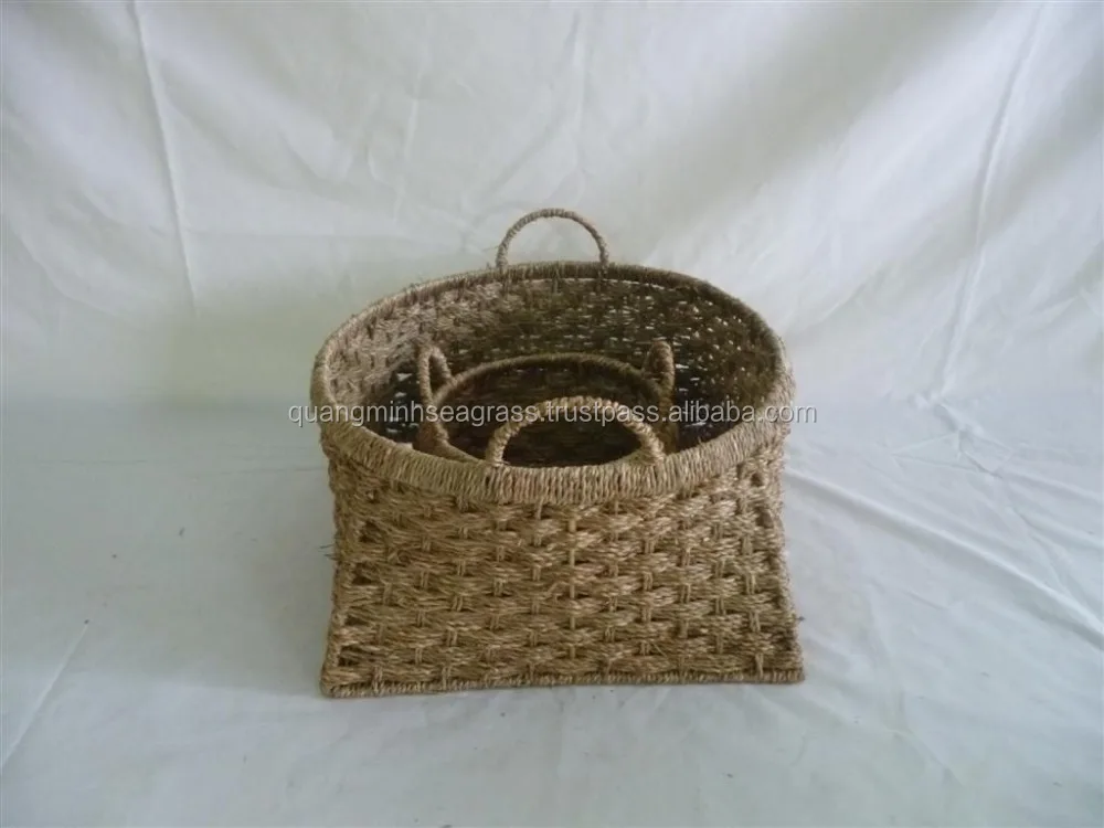 wicker food absket beautiful hand woven seagrass fruit basket