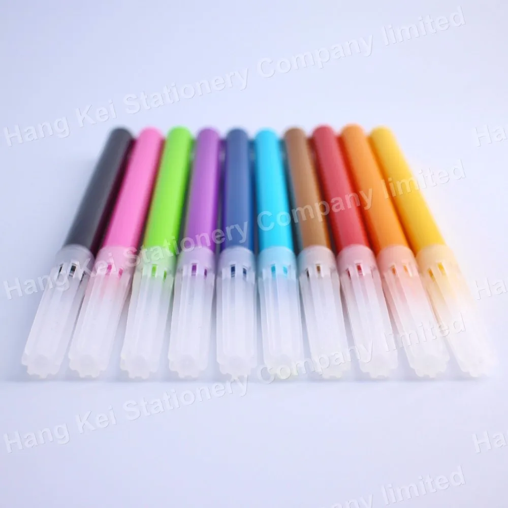 Non-toxic brush tip water color calligraphy marker pens for promotion