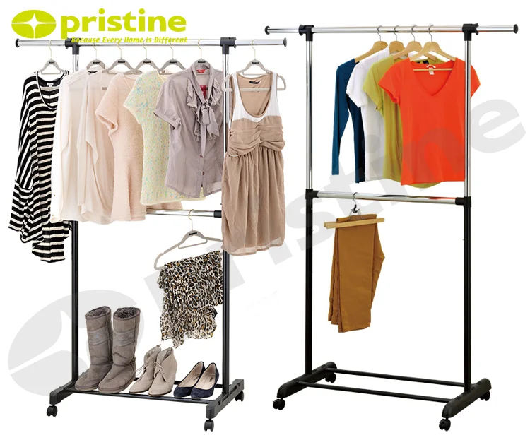 multifunctional wardrobe portable metal clothes rack