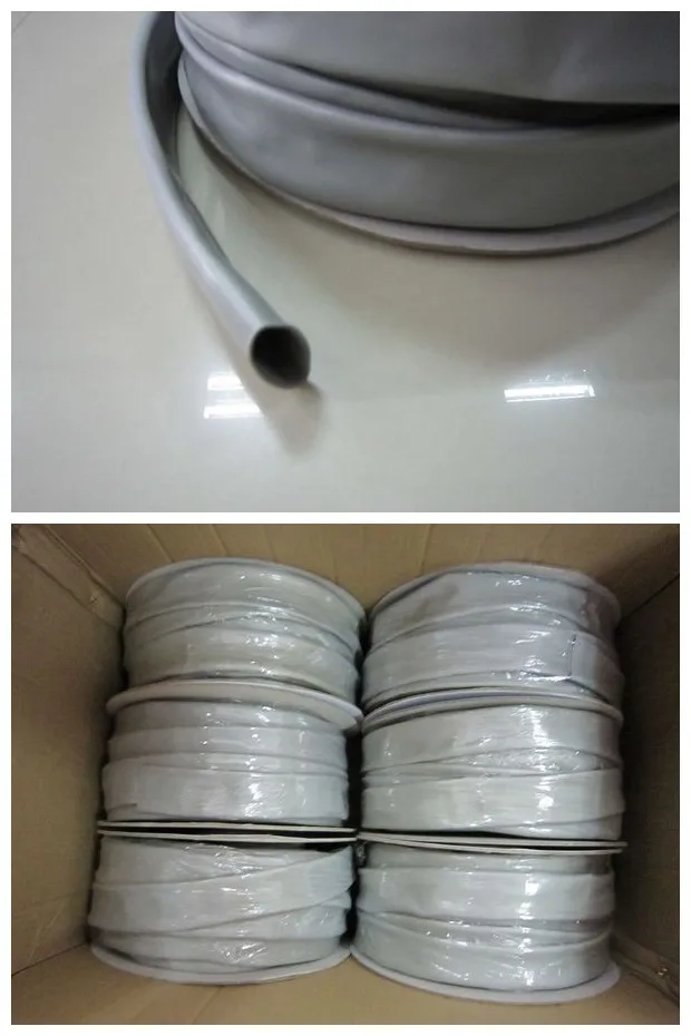 Silicone Heat Shrink Tube Silicone Extruded Rubber Conductive Tubing