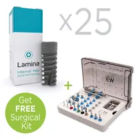 25 X LAMINA Dental Implants Spiral