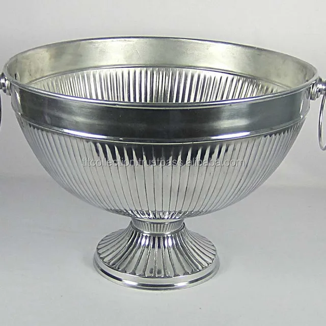 silver champagne bowl