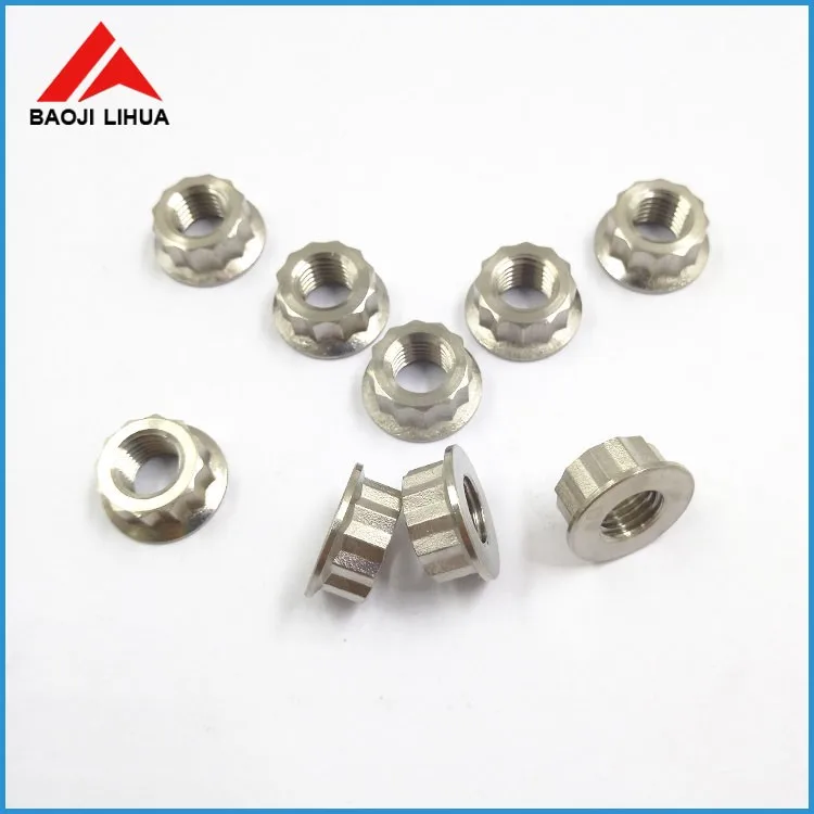 M5 M6 M8 M10 M14 M18 M20 M24 DIN6923 titanium flange nuts and bolts