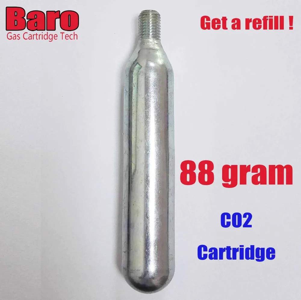 88g 90g Co2 5/8 Threaded Cartridge For Air Rifle 88 Gram Gas Paintball