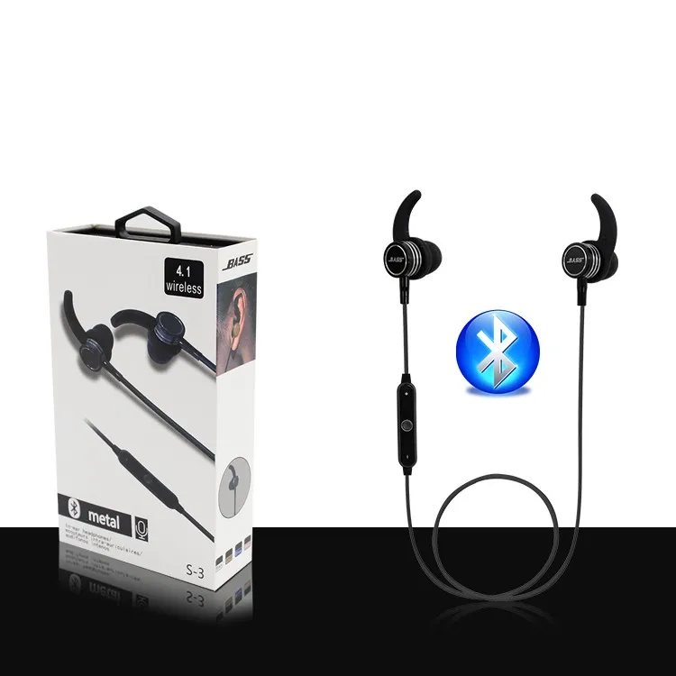 Hot sale SNHALSAR S-3 Wireless sports Earphone, bluetooth earphones for mobile - ANKUX.COM