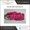 Inflatable Famous Braided Rope Belt for Women Available at Best Seller Rate