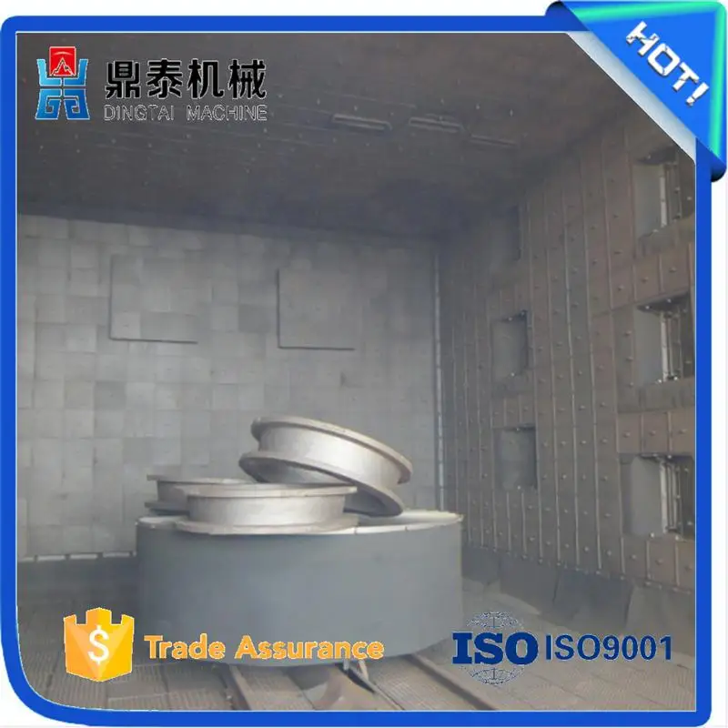 Middle and large forging parts car type shot blasting machine,derusting cleaning equipment,remove oxide skin equipment