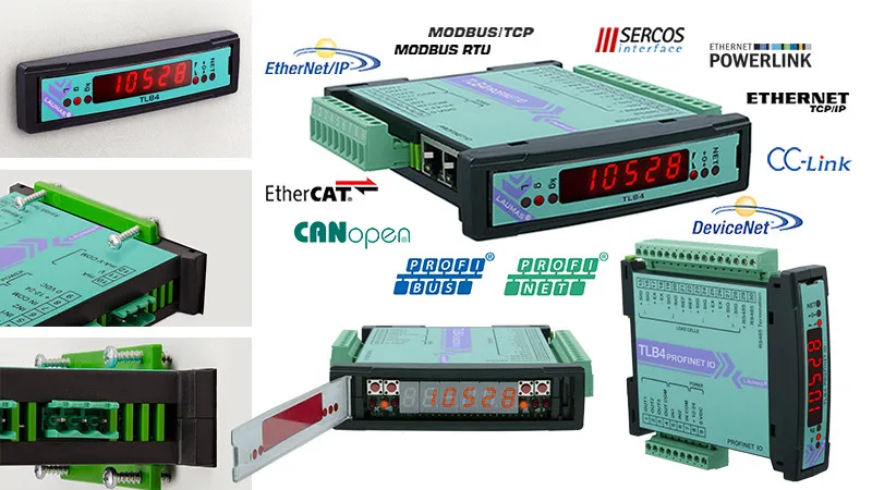 Tlb4 Profinet Trasmettitore Di Peso Multicanale Amplificatore Per Celle