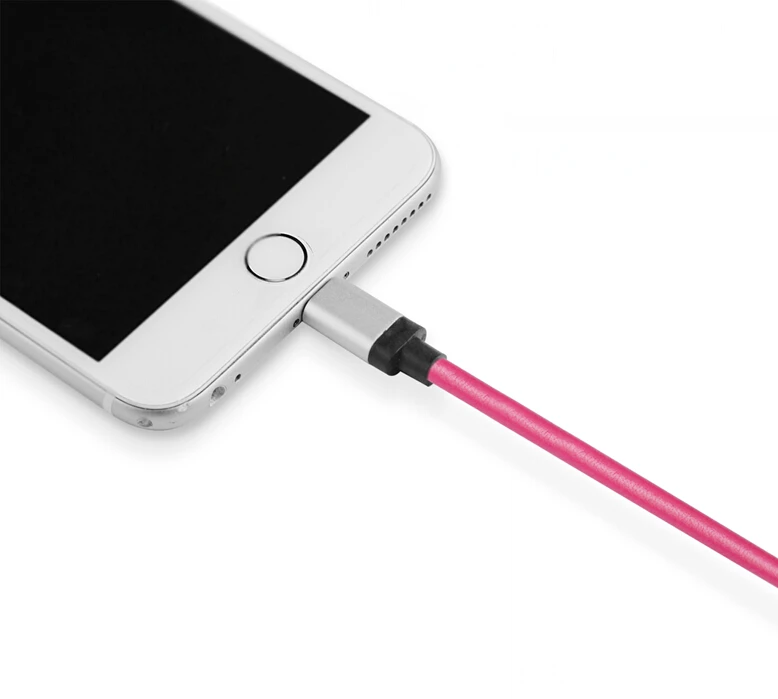 PU leather mfi 8pin cable