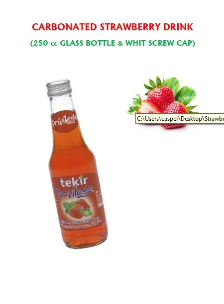 carbonated drinks with strawberry - buy  soft