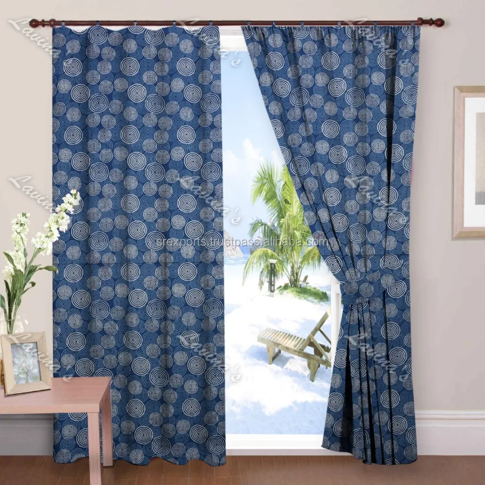 Indian Handmade Cotton Window Drapery Panel 2 Pc Curtain Set Buy