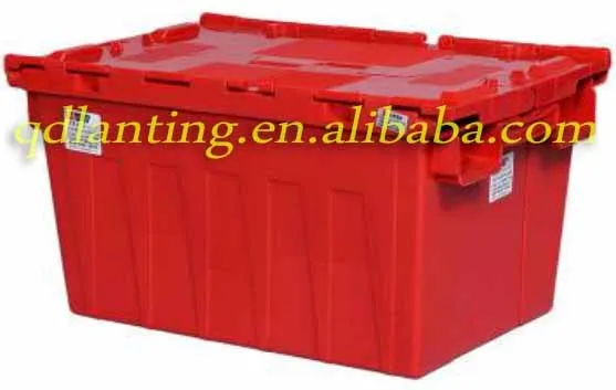 nestable plastic moving box warehouse storage plastic box