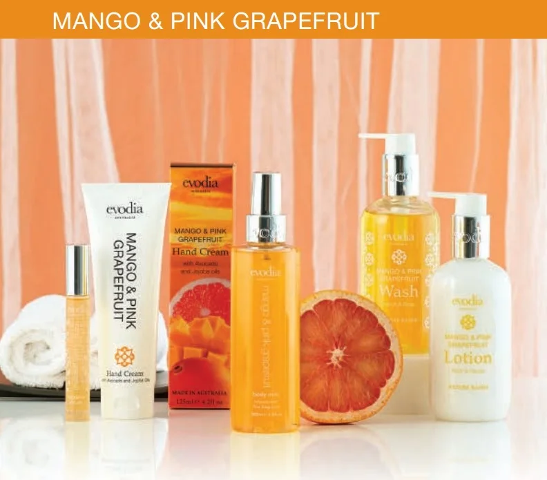 evodia mango & pink grapefruit hand & body wash 250ml (fresh &