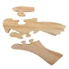 Wooden Jigsaw Puzzle Parrot Shaped Educational DIY Woodcraft Toy Brain Teaser Game for Toddler