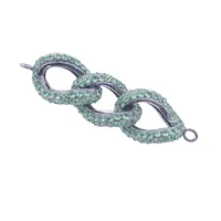 Tsavorite 3 Link Bracelet Accessories Gemstone